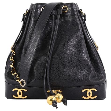 vintage chanel quilted caviar bucket bag|Complete Guide to Collecting Vintage Chanel Bags.